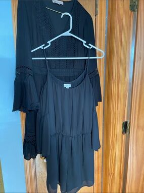 Two pieces, one dress and one romper
